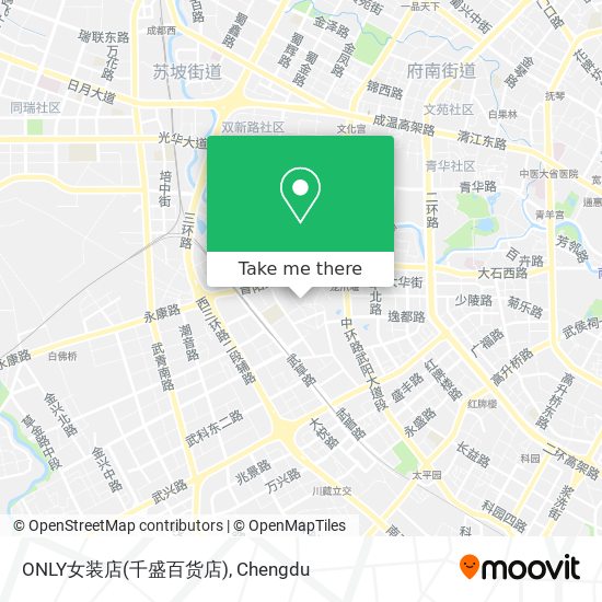 ONLY女装店(千盛百货店) map