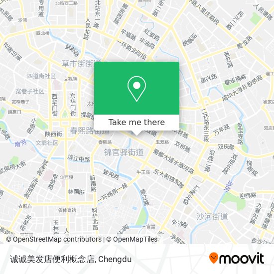诚诚美发店便利概念店 map