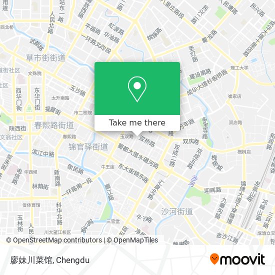 廖妹川菜馆 map