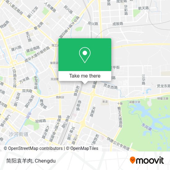 简阳袁羊肉 map