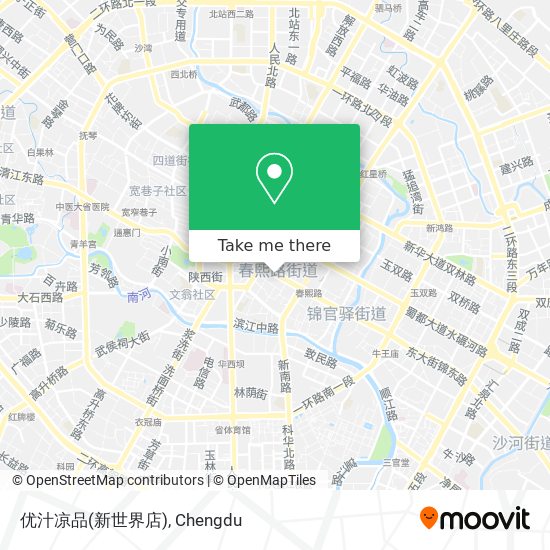优汁凉品(新世界店) map