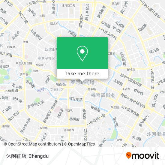 休闲鞋店 map