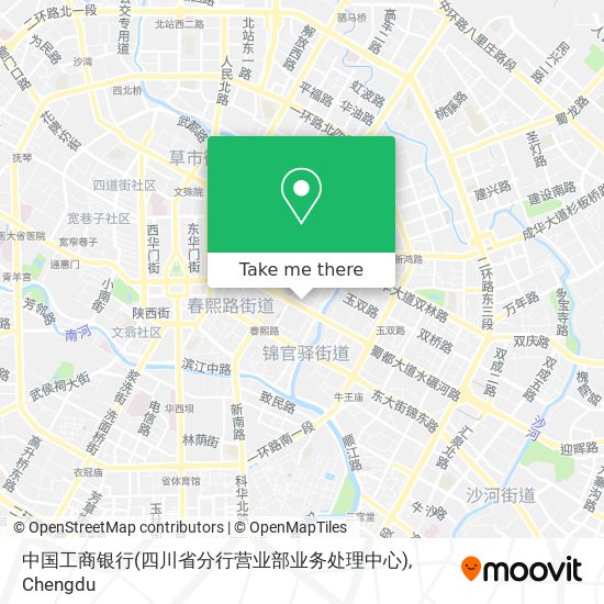 中国工商银行(四川省分行营业部业务处理中心) map