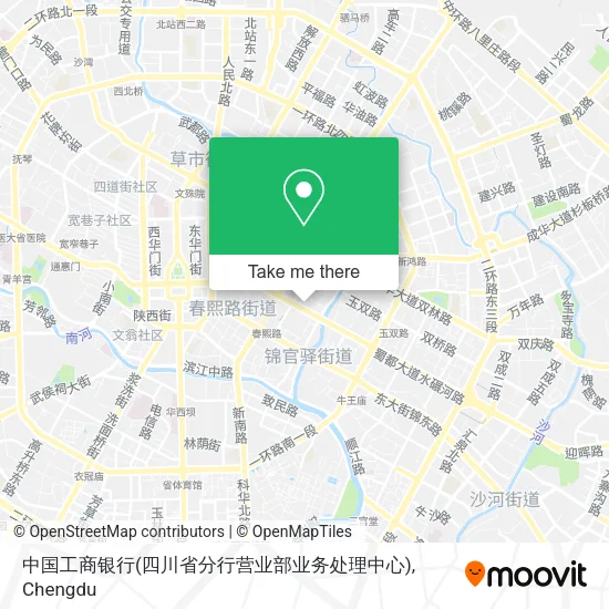 中国工商银行(四川省分行营业部业务处理中心) map