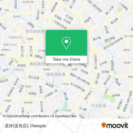 柔婷(蓝色店) map