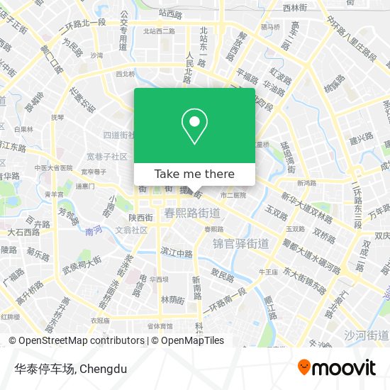 华泰停车场 map