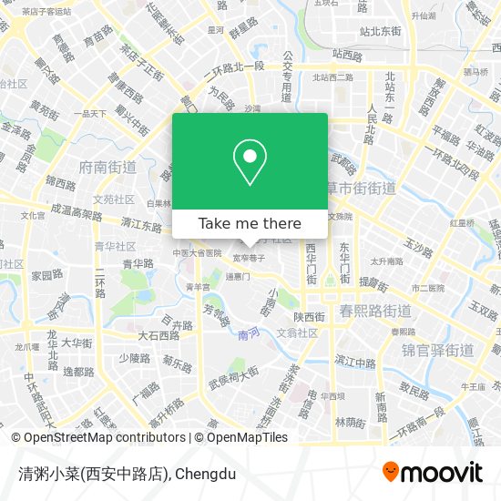 清粥小菜(西安中路店) map