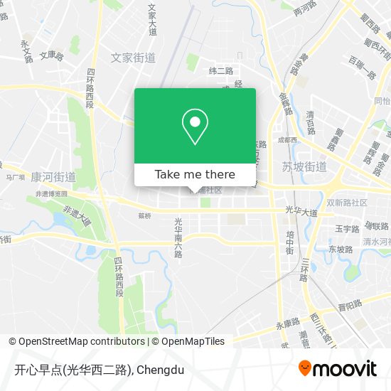 开心早点(光华西二路) map