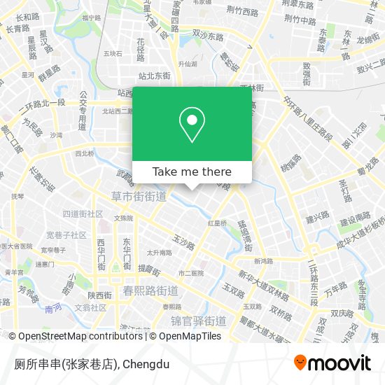 厕所串串(张家巷店) map