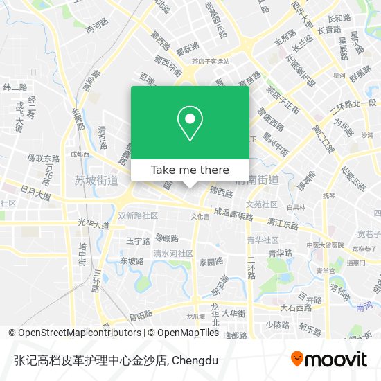 张记高档皮革护理中心金沙店 map