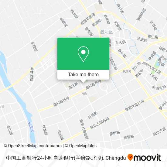 中国工商银行24小时自助银行(学府路北段) map