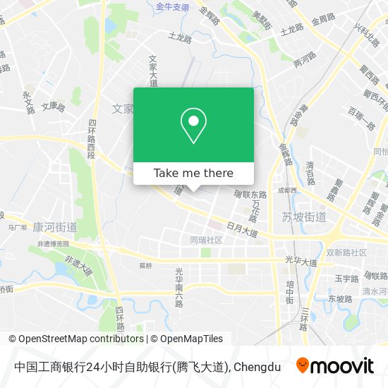 中国工商银行24小时自助银行(腾飞大道) map