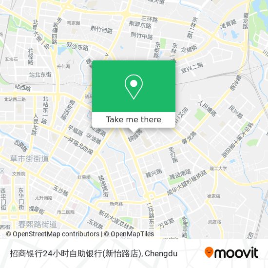 招商银行24小时自助银行(新怡路店) map