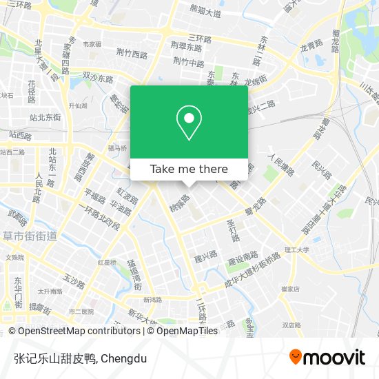 张记乐山甜皮鸭 map