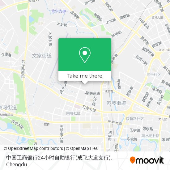 中国工商银行24小时自助银行(成飞大道支行) map
