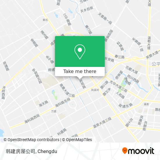 韩建房屋公司 map