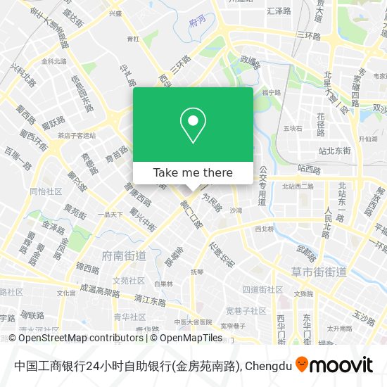 中国工商银行24小时自助银行(金房苑南路) map