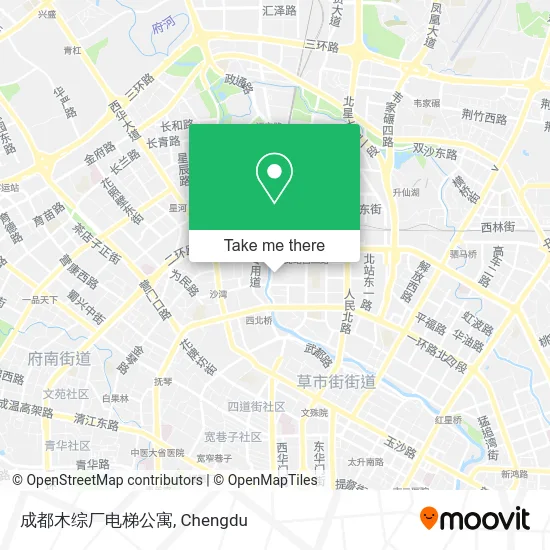 成都木综厂电梯公寓 map