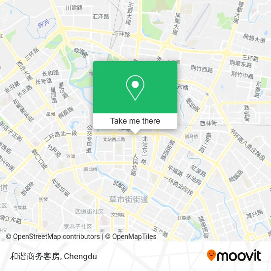 和谐商务客房 map