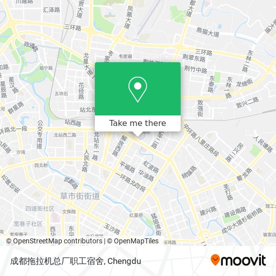 成都拖拉机总厂职工宿舍 map