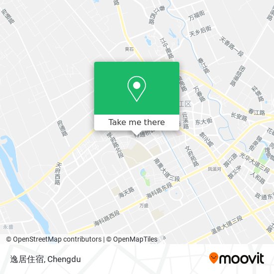逸居住宿 map