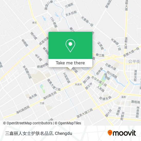 三鑫丽人女士护肤名品店 map