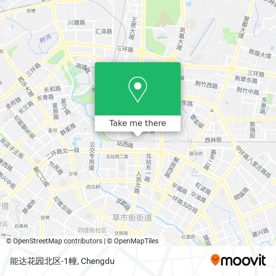 能达花园北区-1幢 map