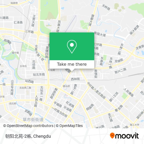 朝阳北苑-2栋 map