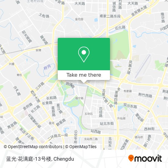 蓝光·花满庭-13号楼 map