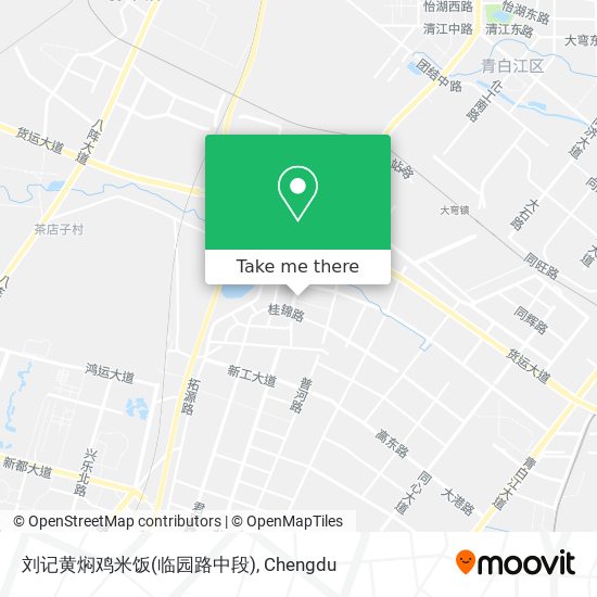 刘记黄焖鸡米饭(临园路中段) map
