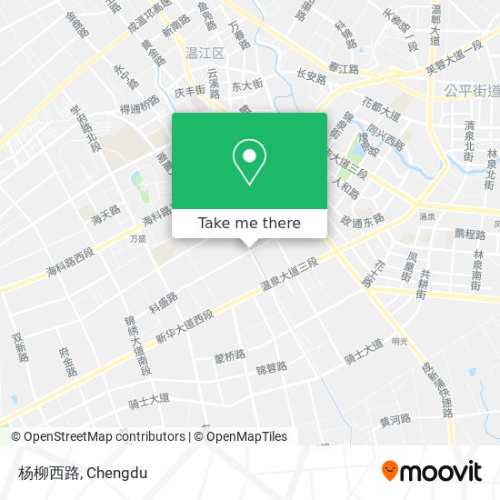 杨柳西路 map