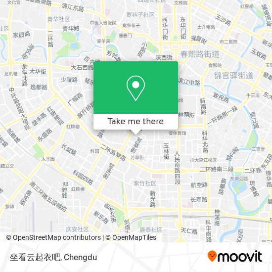坐看云起衣吧 map