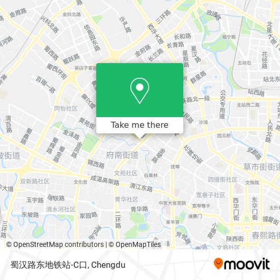蜀汉路东地铁站-C口 map
