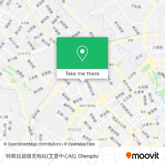 特斯拉超级充电站(艾普中心站) map