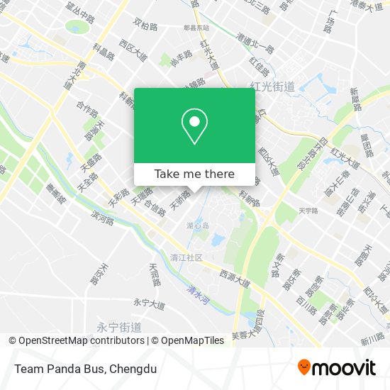 Team Panda Bus map