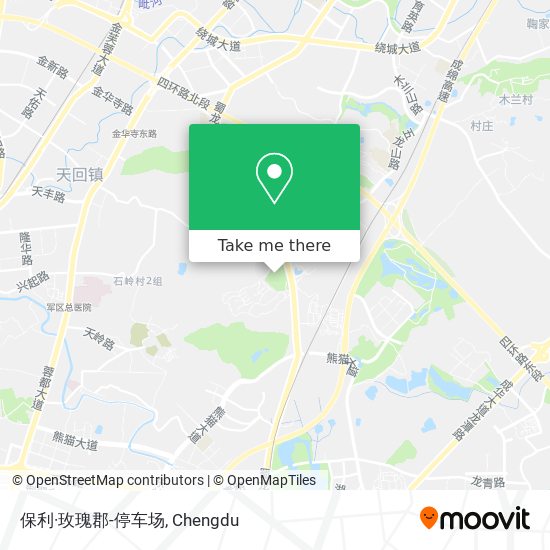 保利·玫瑰郡-停车场 map