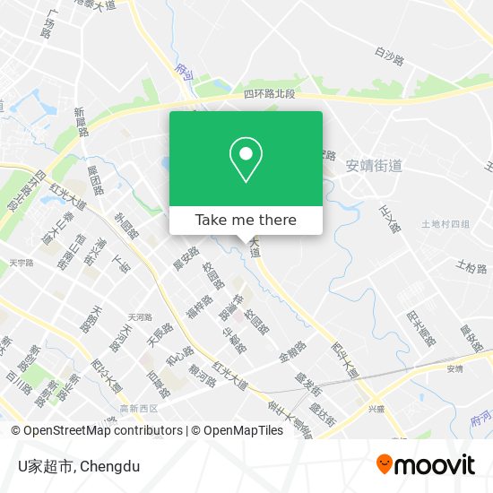 U家超市 map
