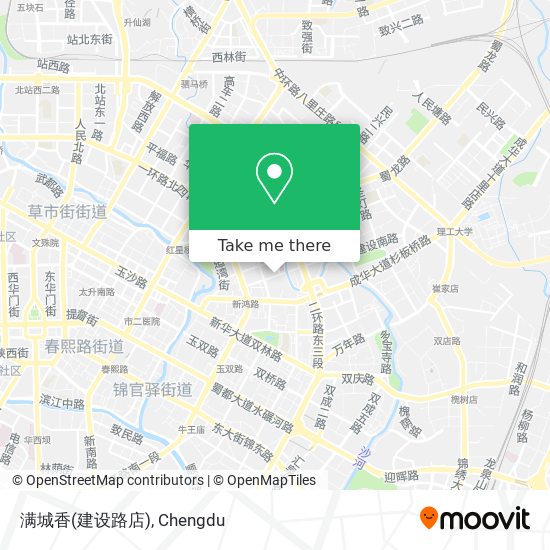 满城香(建设路店) map