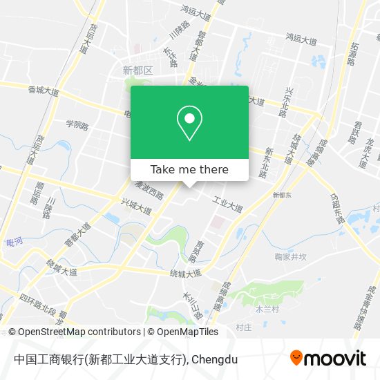 中国工商银行(新都工业大道支行) map