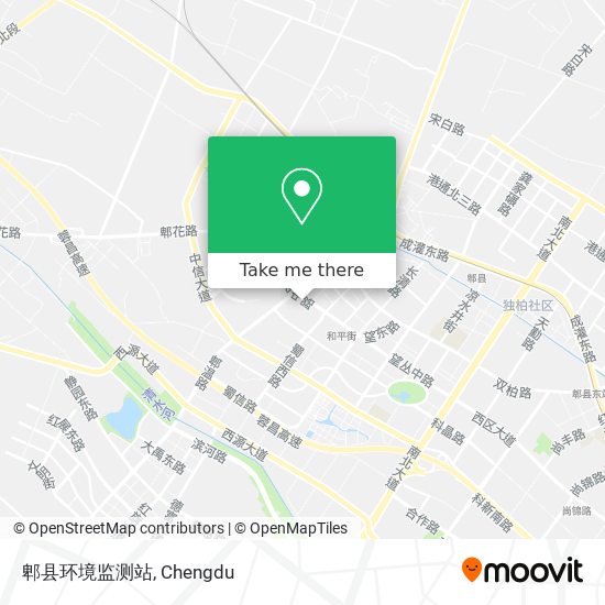 郫县环境监测站 map