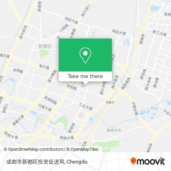 成都市新都区投资促进局 map