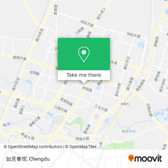 如意餐馆 map