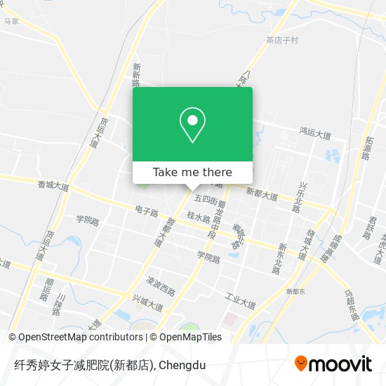 纤秀婷女子减肥院(新都店) map