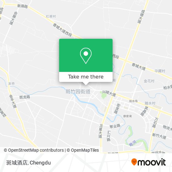 斑城酒店 map