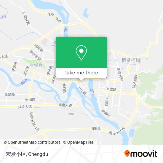 宏发小区 map