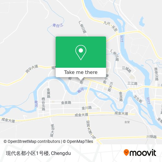 现代名都小区1号楼 map