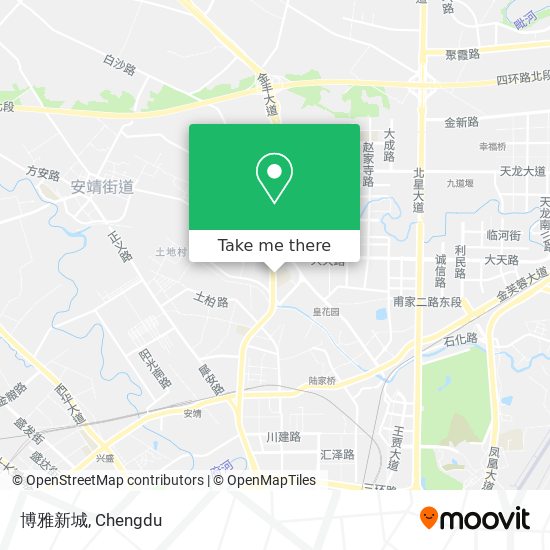 博雅新城 map