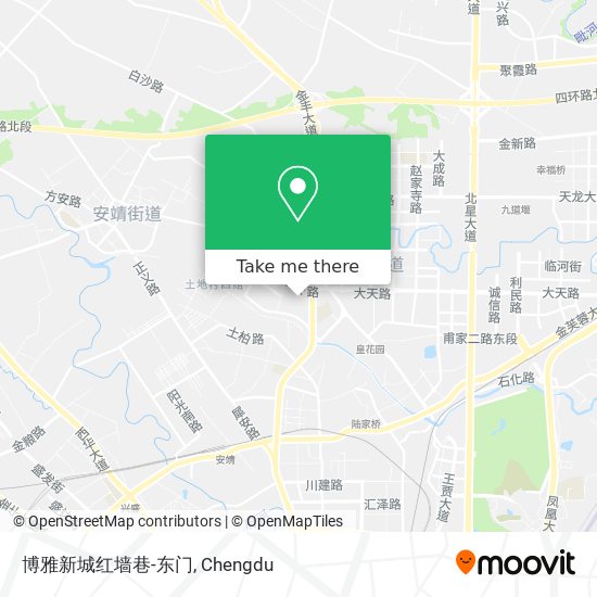 博雅新城红墙巷-东门 map