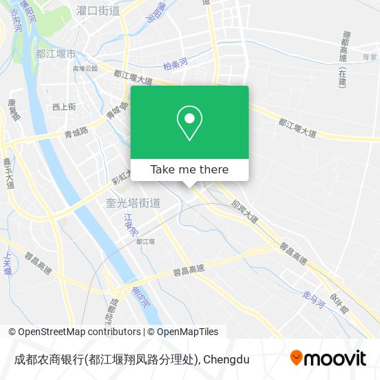 成都农商银行(都江堰翔凤路分理处) map