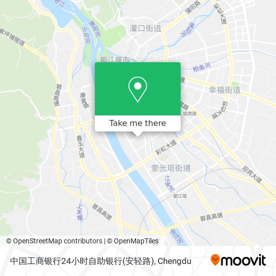中国工商银行24小时自助银行(安轻路) map